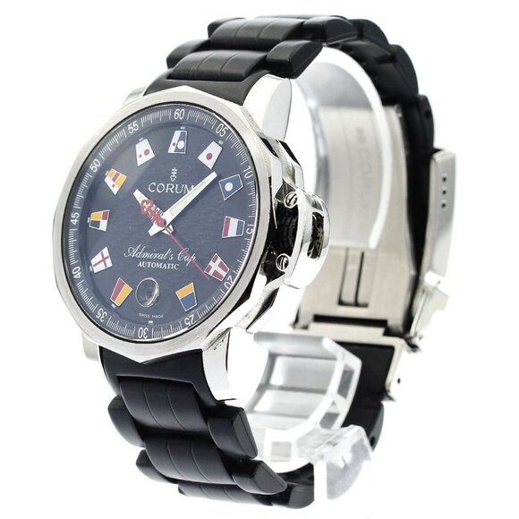 CORUM Admiral’s Cup Trophy 41 Date black Dial Automatic Men's Watch - Picture 1 of 11